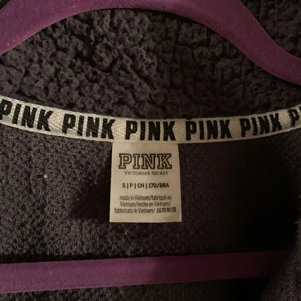 PINK 1/4 Zip Fleece Pull Over - Picture 3 of 4